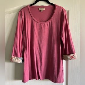 Burberry Soft Tee - Rosy Pink